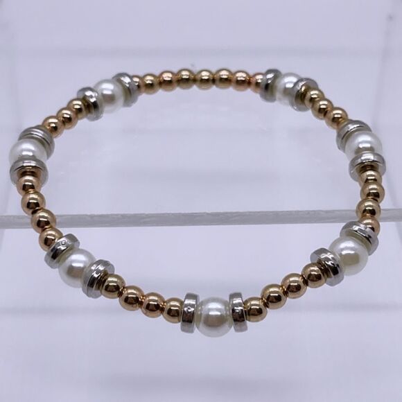 NWT Wool + Pepper Co. Mixed Metals Bracelet - Picture 4 of 5